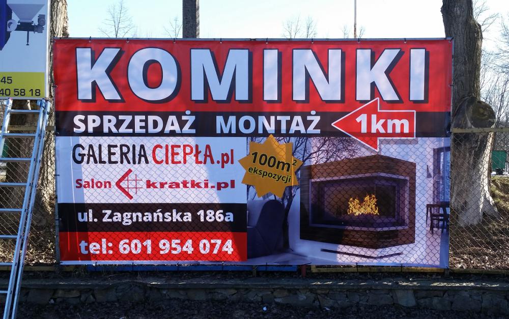 baner reklamowy Kielce